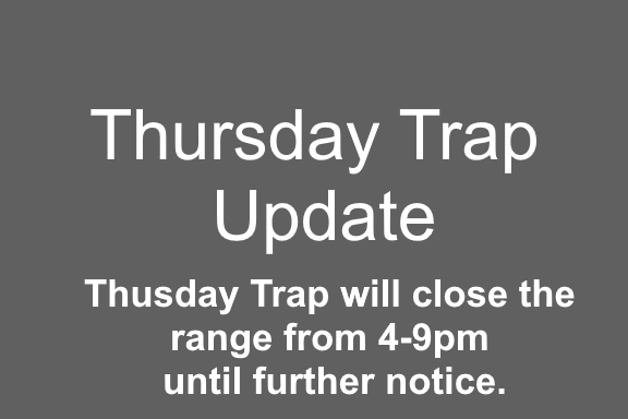 Thursday Trap Update