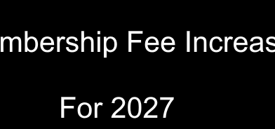 Membership Fee Increase